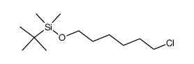 1-(tert-butyl-dimethylsilyloxy)-6-chloro-hexane Structure