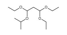1,3,3-triethoxy-1-(isopropoxy)propane Structure