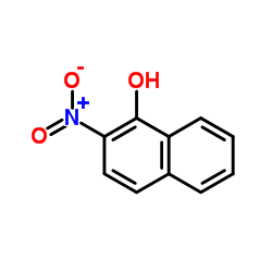 2-硝基-1-萘酚结构式
