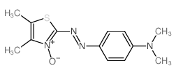 Benzenamine,4-[2-(4,5-dimethyl-3-oxido-2-thiazolyl)diazenyl]-N,N-dimethyl- Structure