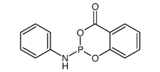 2-anilino-1,3,2-benzodioxaphosphinin-4-one结构式
