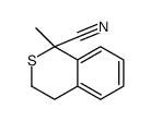 1-methyl-3,4-dihydroisothiochromene-1-carbonitrile结构式
