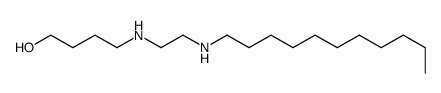 4-[2-(undecylamino)ethylamino]butan-1-ol结构式