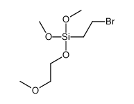 2-bromoethyl-dimethoxy-(2-methoxyethoxy)silane结构式