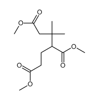 trimethyl 2,2-dimethylpentane-1,3,5-tricarboxylate结构式