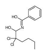 N-(2,2-dichloro-1-hydroxyhexyl)benzamide Structure
