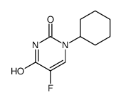 1-cyclohexyl-5-fluoropyrimidine-2,4-dione Structure