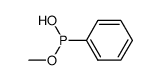 hydrogen methyl phenylphosphonate Structure