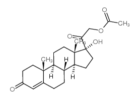 reichstein's substance s 21-acetate structure