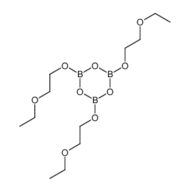 2,4,6-tris(2-ethoxyethoxy)-1,3,5,2,4,6-trioxatriborinane结构式