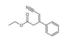 ethyl 4-cyano-3-phenylbut-3-enoate结构式