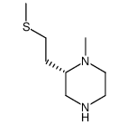 Piperazine, 1-methyl-2-[2-(methylthio)ethyl]-, (2S)- (9CI) Structure