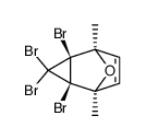 2,3,3,4-tetrabromo-1,5-dimethyl-8-oxatricyclo[3.2.1.02,4]oct-6-ene Structure