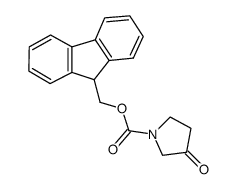 1-N-FMOC-3-PYRROLIDINONE Structure