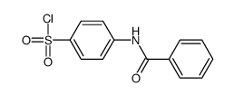 4-benzamidobenzenesulfonyl chloride结构式