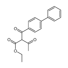 2-(BIPHENYL-4-CARBONYL)-3-OXO-BUTYRICACIDETHYLESTER Structure
