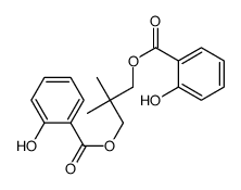 2,2-dimethyl-1,3-propanediyl disalicylate Structure