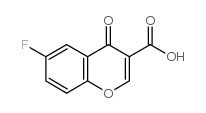 6-氟-4-氧基-4H-色烯-3-羧酸结构式