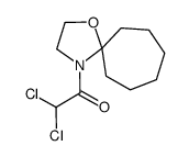 2,2-dichloro-1-(1-oxa-4-azaspiro[4.6]undecan-4-yl)ethanone结构式