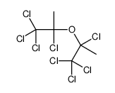 1,1,1,2-tetrachloro-2-(1,1,1,2-tetrachloropropan-2-yloxy)propane Structure