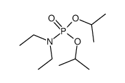 N,N-Diethylamidophosphoric acid diisopropyl ester Structure