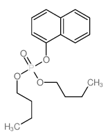 1-dibutoxyphosphoryloxynaphthalene structure