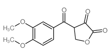 4-(3,4-Dimethoxybenzoyl)dihydro-2,3-furandione picture