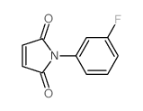 1-(3-氟苯基)-1H-吡咯-2,5-二酮结构式