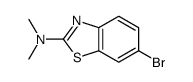 6-bromo-N,N-dimethyl-1,3-benzothiazol-2-amine Structure