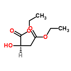 D-(+)-苹果酸二乙酯结构式