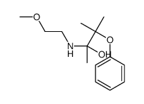 1-[(2-Methoxyethyl)amino]-3-methyl-3-phenoxy-2-butanol Structure