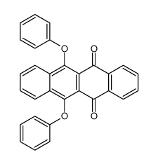 6,11-diphenoxy-5,12-naphthacenequinone结构式