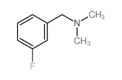 1-(3-fluorophenyl)-N,N-dimethyl-methanamine结构式