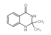 2,2-DIMETHYL-1,2,3-TRIHYDROQUINAZOLIN-4-ONE结构式