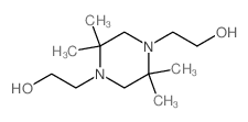1,4-Piperazinediethanol,2,2,5,5-tetramethyl- Structure
