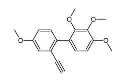 2'-ethynyl-2,3,4,4'-tetramethoxybiphenyl Structure