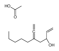 acetic acid,(3S)-5-ethenylidenedec-1-en-3-ol结构式