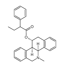 (4bS,10bR,11R)-5-methyl-4b,5,6,10b,11,12-hexahydrobenzo[c]phenanthridin-11-yl 2-phenylbutanoate Structure
