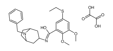 N-(8-benzyl-8-azabicyclo[3.2.1]octan-3-yl)-5-ethylsulfanyl-2,3-dimethoxybenzamide,oxalic acid结构式