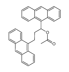 1-acetoxy-1,3-bis(9-anthryl)propane Structure