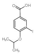 3-碘-4-异丙氧基苯甲酸结构式
