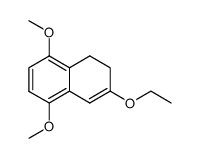 3-ethoxy-5,8-dimethoxy-1,2-dihydro-naphthalene Structure