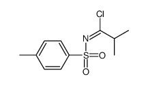2-methyl-N-(4-methylphenyl)sulfonylpropanimidoyl chloride结构式