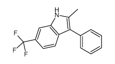 2-methyl-3-phenyl-6-(trifluoromethyl)-1H-indole Structure