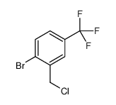 2-Bromo-5-(trifluoromethyl)benzyl chloride Structure