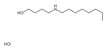 4-(octylamino)butan-1-ol,hydrochloride结构式