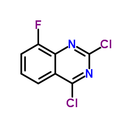 2,4-二氯-5-氟喹唑啉结构式