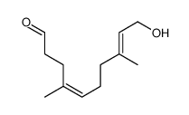 10-hydroxy-4,8-dimethyldeca-4,8-dienal结构式