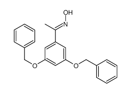 N-[1-[3,5-bis(phenylmethoxy)phenyl]ethylidene]hydroxylamine Structure