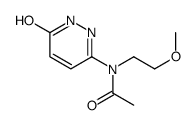 N-(2-methoxyethyl)-N-(6-oxo-1H-pyridazin-3-yl)acetamide结构式